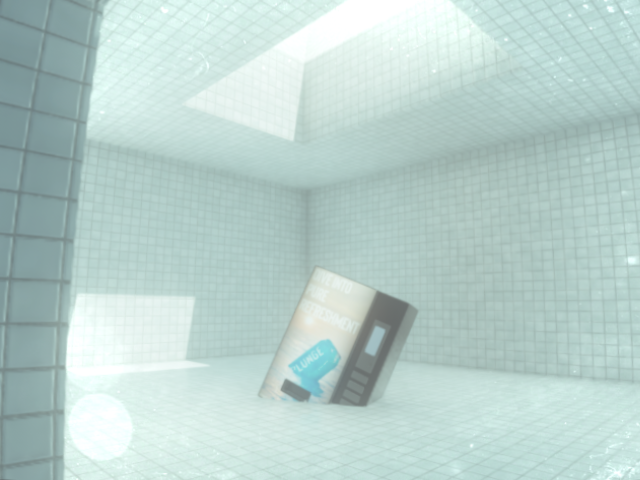 The Empty Halls Screenshot - Poolrooms White Tiled Room with Vending Machine